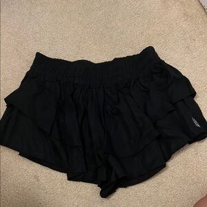 Free People Movement Ruffle Shorts